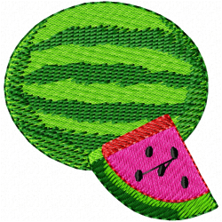 Watermelon Embroidery Design 1 Watermelon Embroidery Design 1
